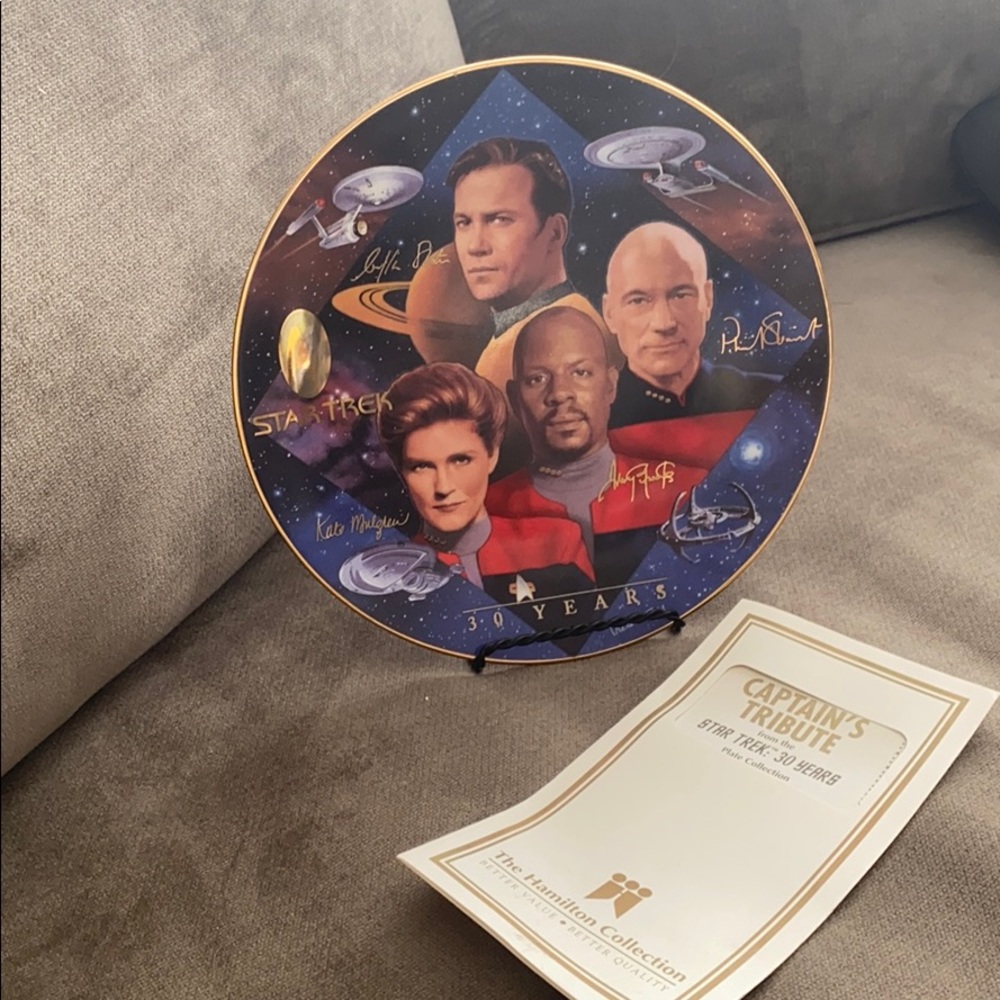 Star Trek 30 Years Hamilton plate